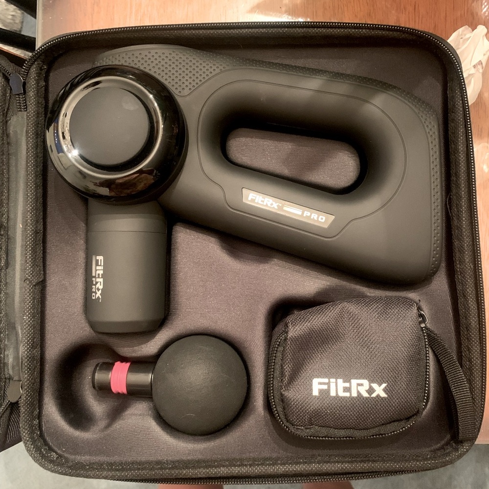 FitRX Muscle Massage Gun (4 different massage heads!)